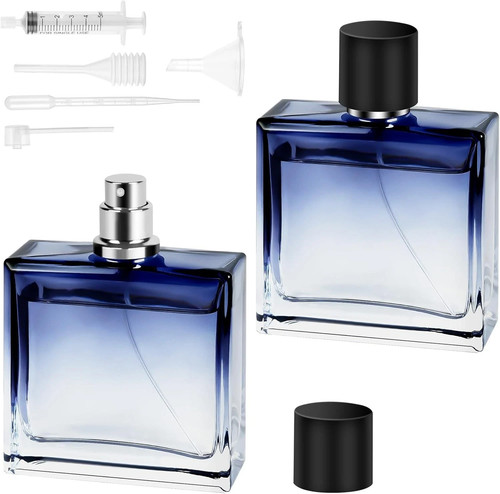 2pcs100ml empty glass perfume - 2pcs100ml,