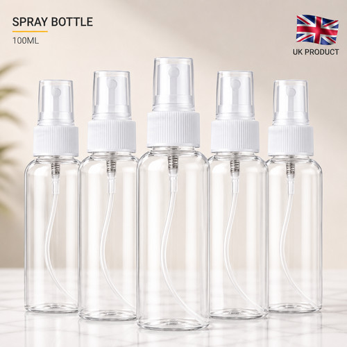 Refillable clear plastic spray - plastic,